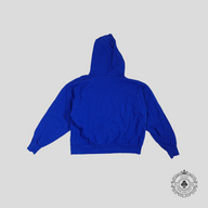 Kanye West Jesus is King Vinyl Hoodie in Blue