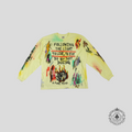 Kanye West X Wes Lang Wyoming Long Sleeve T-Shirt in Neon Green