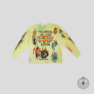 Kanye West X Wes Lang Wyoming Long Sleeve T-Shirt in Neon Green