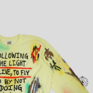 Kanye West X Wes Lang Wyoming Long Sleeve T-Shirt in Neon Green