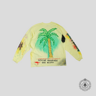 Kanye West X Wes Lang Wyoming Long Sleeve T-Shirt in Neon Green