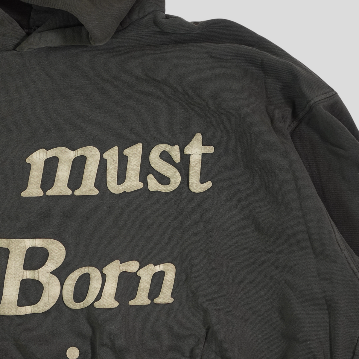 Cactus Plant Flea Market Ye Must Be Born Again Hoodie in Grey