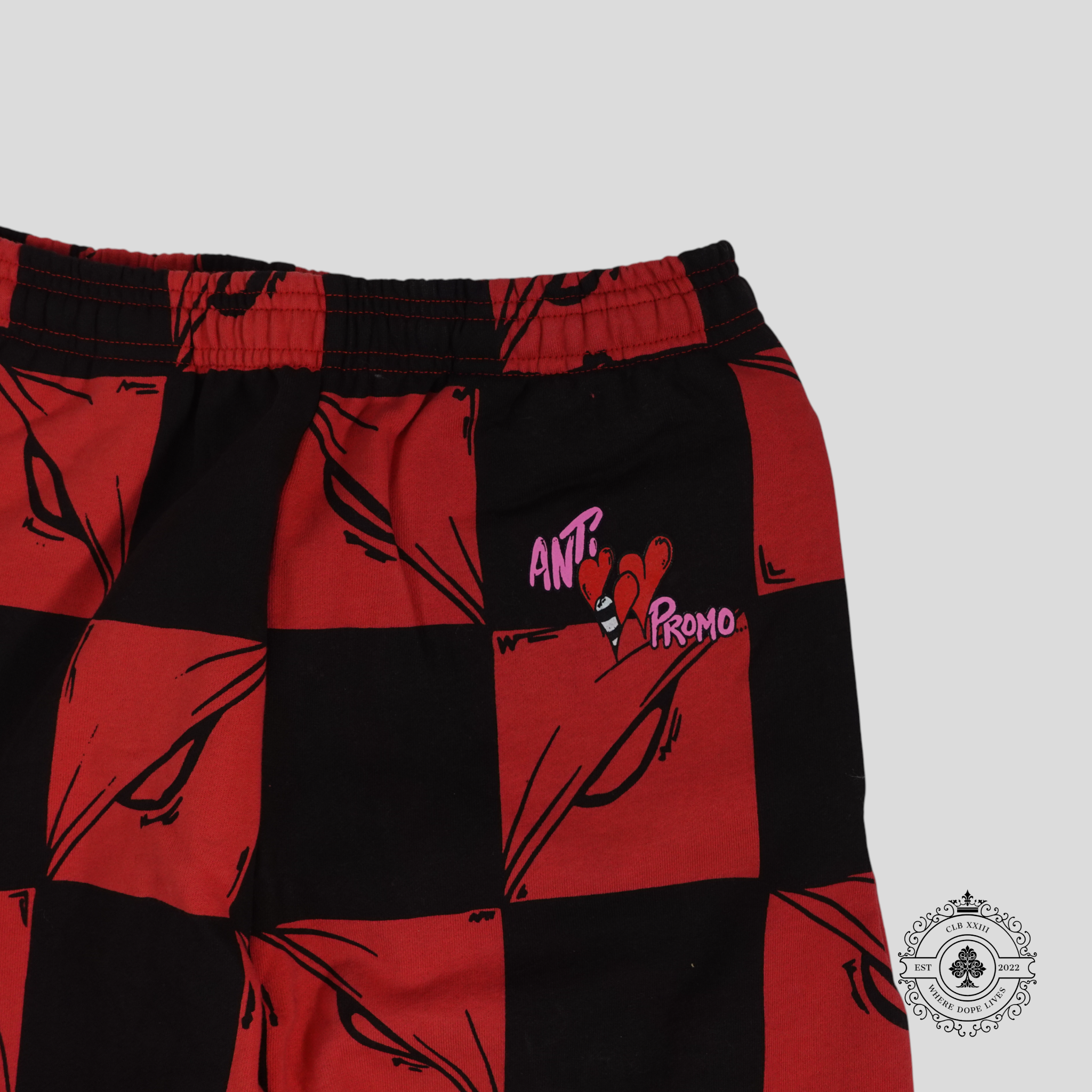 Anti Promo Matty Boy 99 Eyes Sweatpants in Red