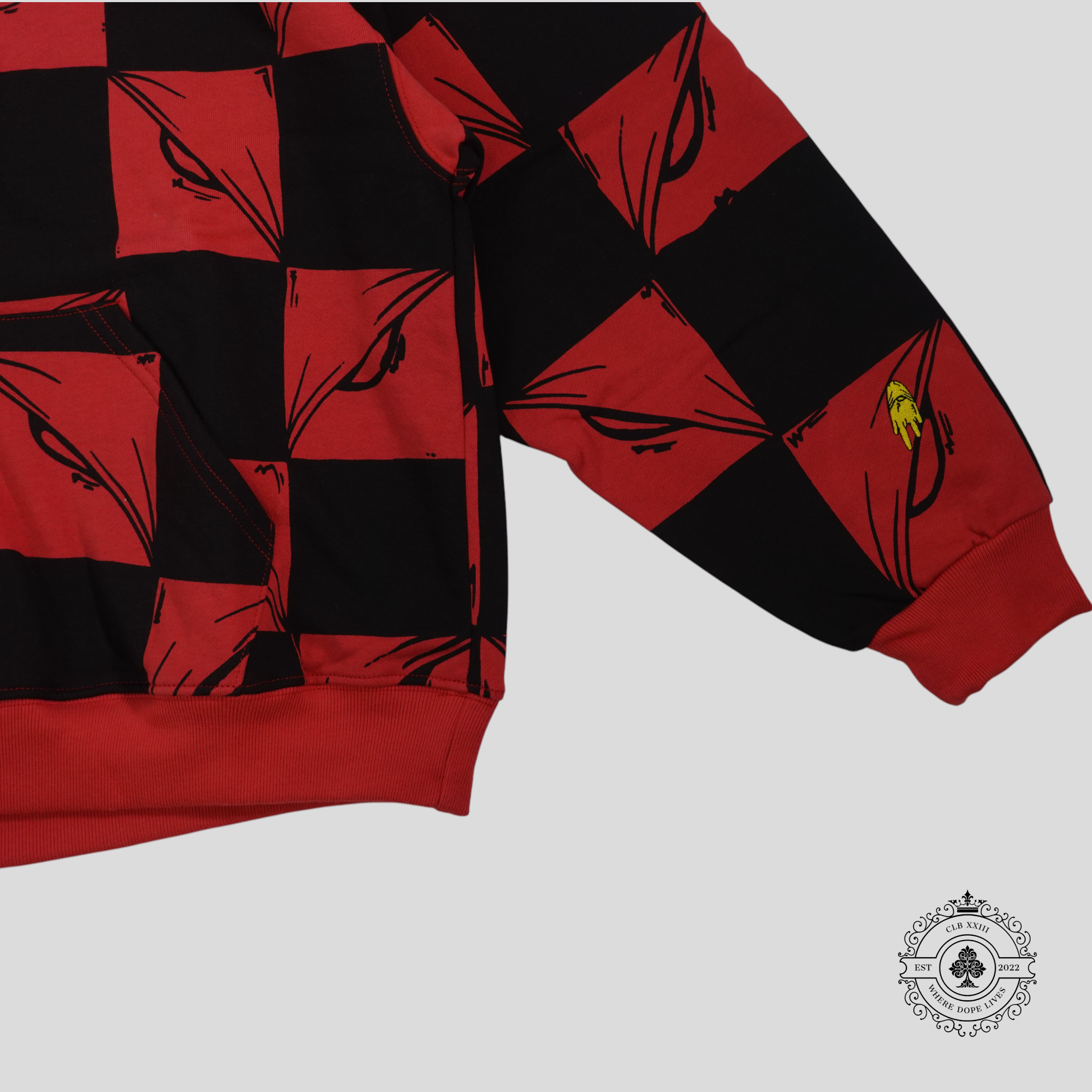 Anti Promo Matty Boy 99 Eyes Hoodie in Red