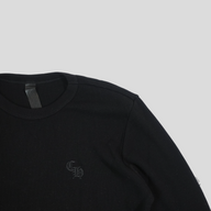 Chrome Hearts Long Sleeve Thermal Tee in Black