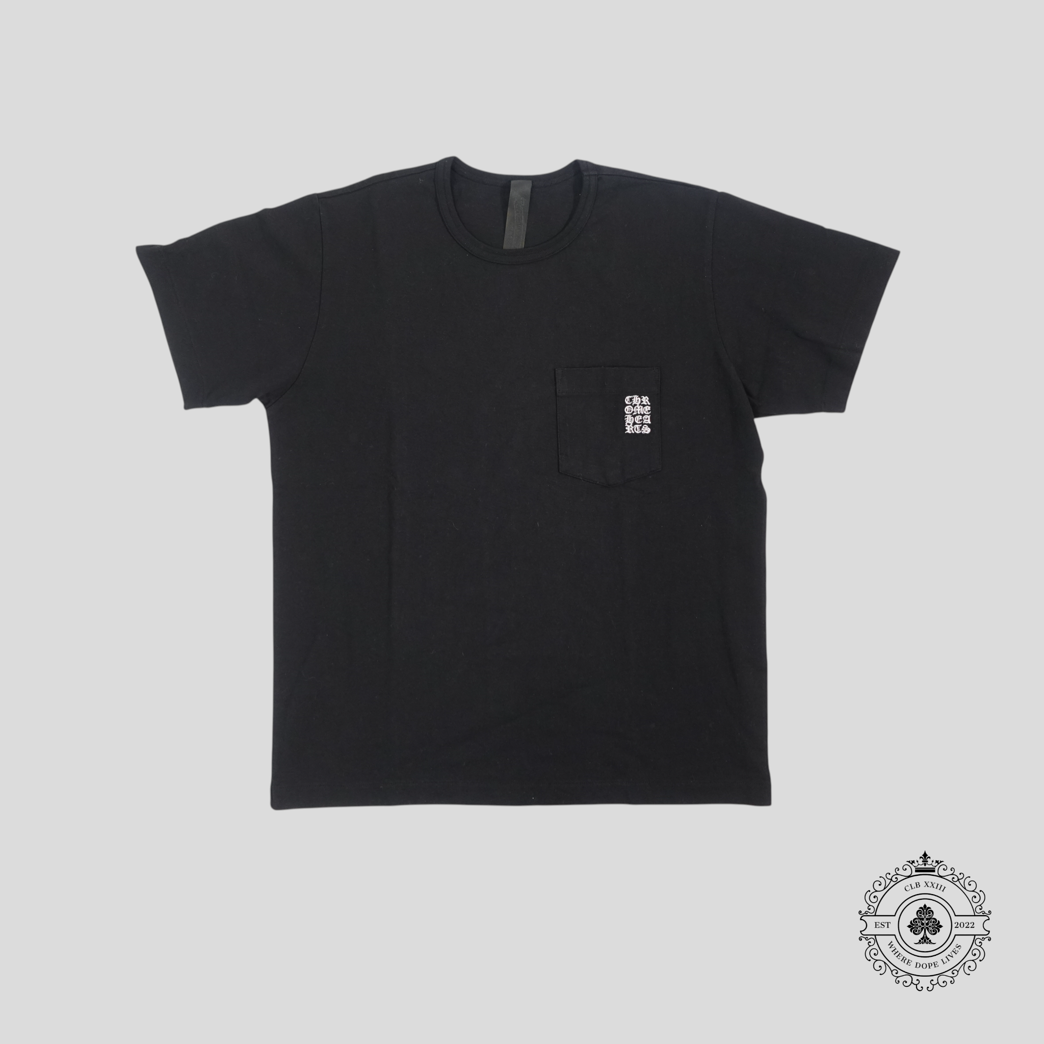 Chrome Hearts Embroidered Pocket Tee in Black