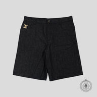 Louis Vuitton Raffia Chambray Shorts in Black
