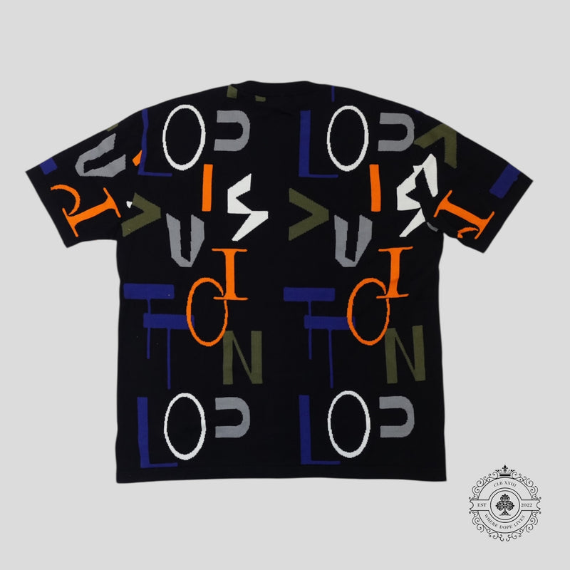 Louis Vuitton LV Electric Intarsia Tee in Black