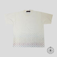 Louis Vuitton Rhinestone Monogram Degrade Tee in White