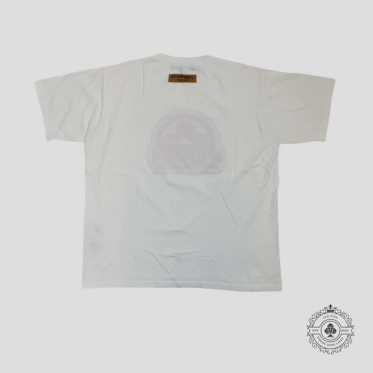 Louis Vuitton Graphic Short Sleeve Crewneck in White