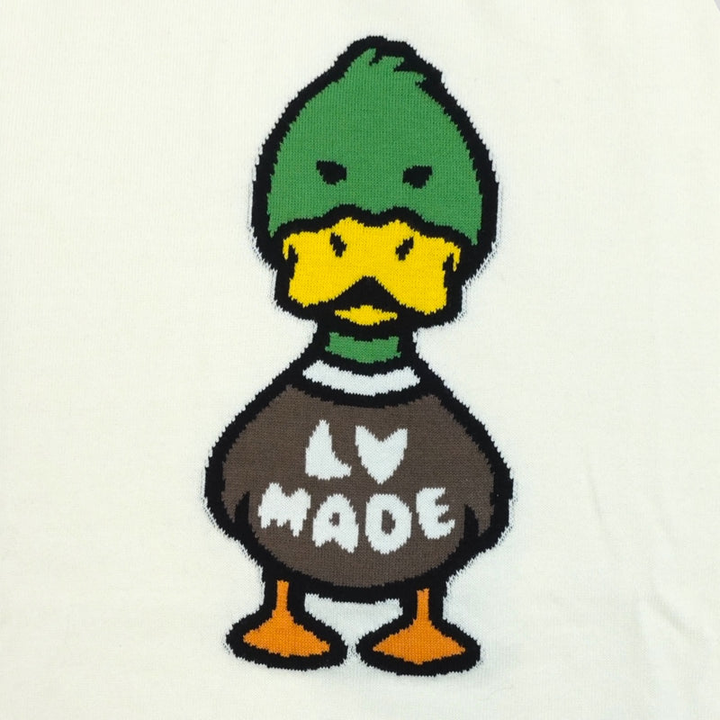 Louis Vuitton X Nigo Duck Short Sleeve Crewneck in Cream