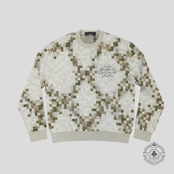 Louis Vuitton Damouflage Graphic Crewneck in Khaki — authenticated Louis Vuitton at CLB XXIII
