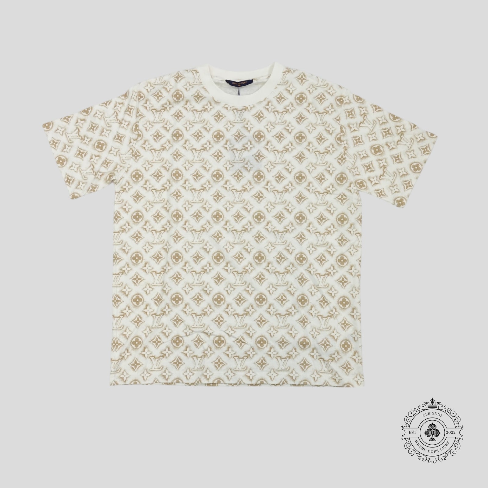 Louis Vuitton Monogram Sand Tee in White/Beige