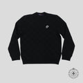 Louis Vuitton Damier Pearl Embroidered Pullover in Black