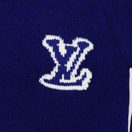 Louis Vuitton LV Jacquard Sweater in Royal Blue