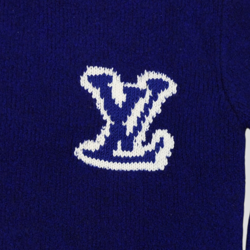 Louis Vuitton LV Jacquard Sweater in Royal Blue