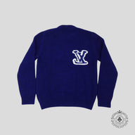 Louis Vuitton LV Jacquard Sweater in Royal Blue