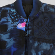 Louis Vuitton Salt Print Bomber Jacket in Blue
