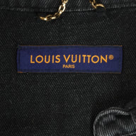 Louis Vuitton Monogram Embossed Casual Denim Overshirt in Black