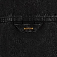 Louis Vuitton Monogram Embossed Casual Denim Overshirt in Black