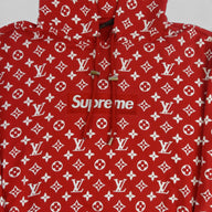 Louis Vuitton X Supreme Box Logo Hoodie