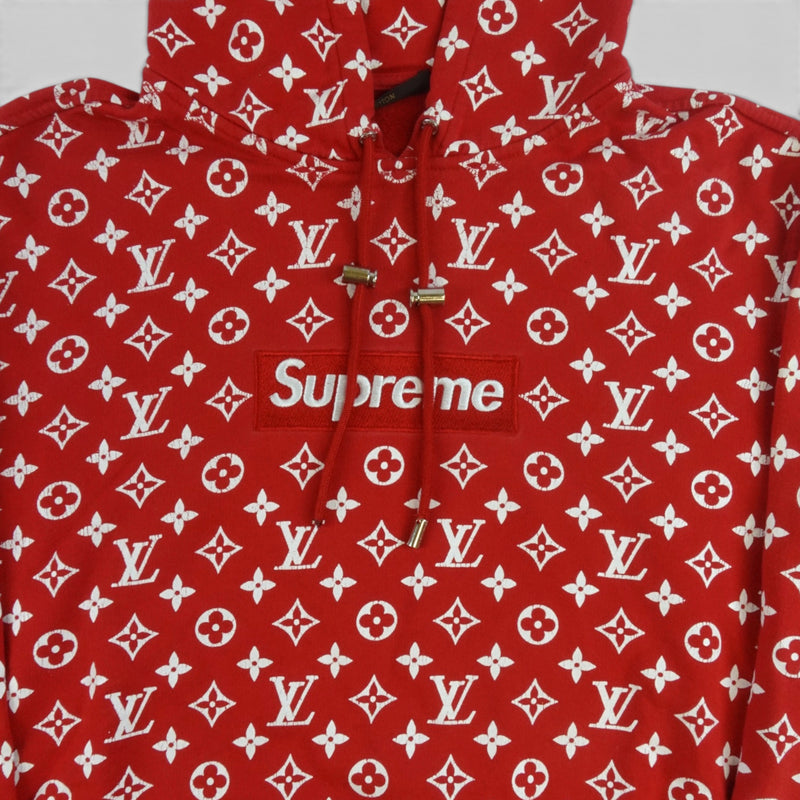 Louis Vuitton X Supreme Box Logo Hoodie