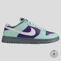Nike Dunk Low By You in Mint/Purple