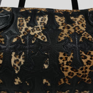 Chrome Hearts Leopard Cross Patch Duffle Bag