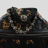 Chrome Hearts Leopard Cross Patch Duffle Bag