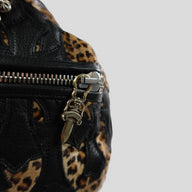 Chrome Hearts Leopard Cross Patch Duffle Bag