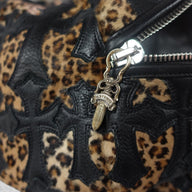 Chrome Hearts Leopard Cross Patch Duffle Bag