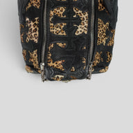 Chrome Hearts Leopard Cross Patch Duffle Bag