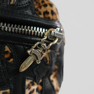 Chrome Hearts Leopard Cross Patch Duffle Bag