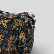 Chrome Hearts Leopard Cross Patch Duffle Bag