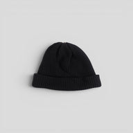 Chrome Hearts Leather Star Patch Beanie in Black