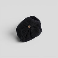 Chrome Hearts Leather Star Patch Beanie in Black
