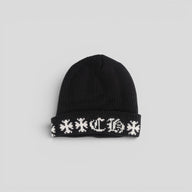 Chrome Hearts Big Daddy Cashmere Beanie in Black