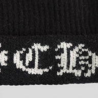 Chrome Hearts Big Daddy Cashmere Beanie in Black