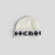 Chrome Hearts Big Daddy Cashmere Beanie in White
