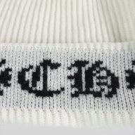Chrome Hearts Big Daddy Cashmere Beanie in White
