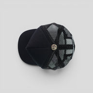 Chrome Hearts Triple Cross Trucker Hat in Black