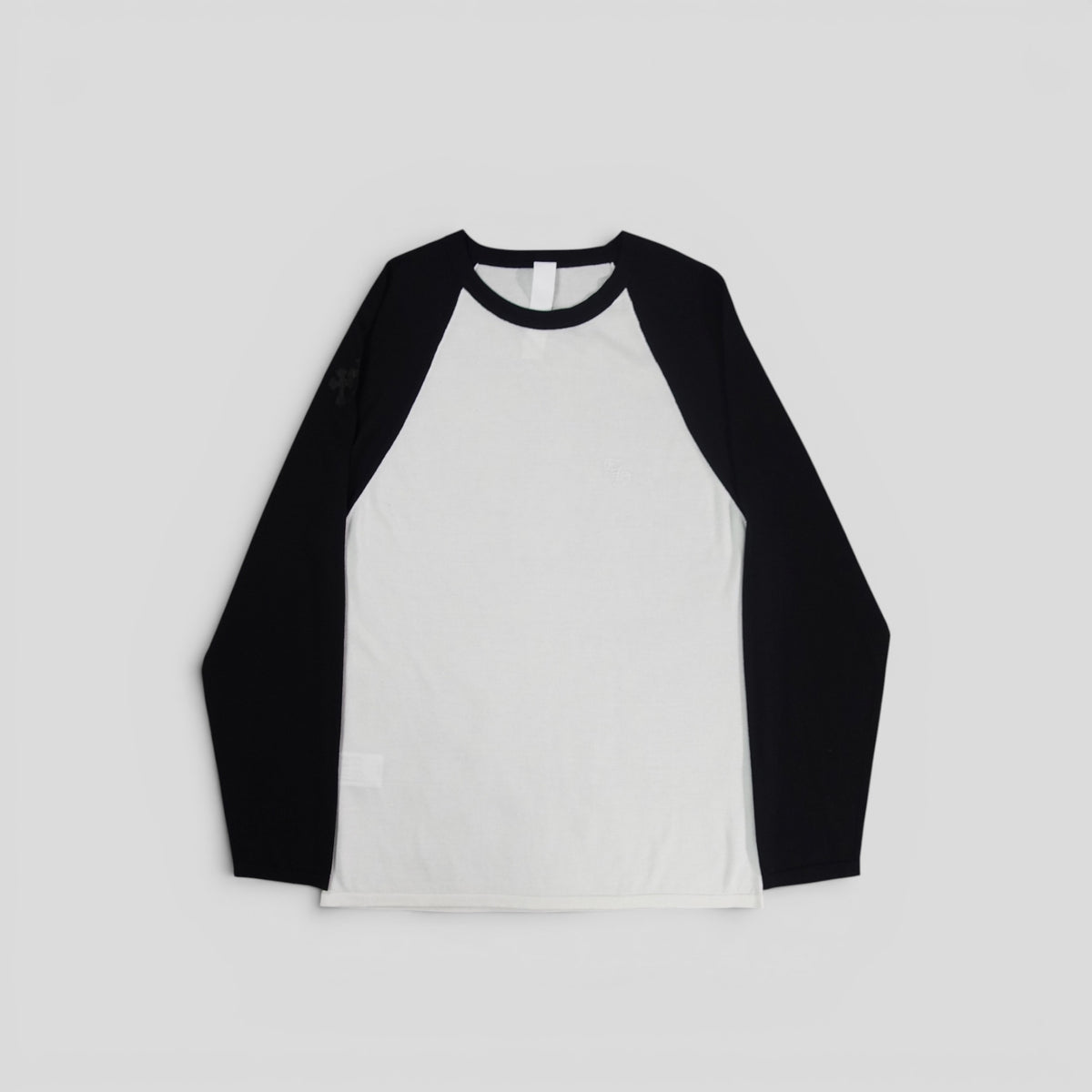 Chrome Hearts Silk Blend Cross Patch Shirt in White