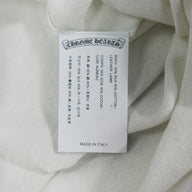 Chrome Hearts Silk Blend Cross Patch Shirt in White