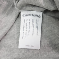 Chrome Hearts Silk Blend Cross Patch Shirt in Grey