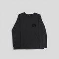 Chrome Hearts Women's Triple Cross Flocked Long Sleeve in Black