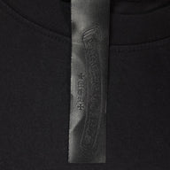 Chrome Hearts Women's Triple Cross Flocked Long Sleeve in Black