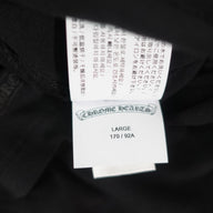 Chrome Hearts Women's Triple Cross Flocked Long Sleeve in Black