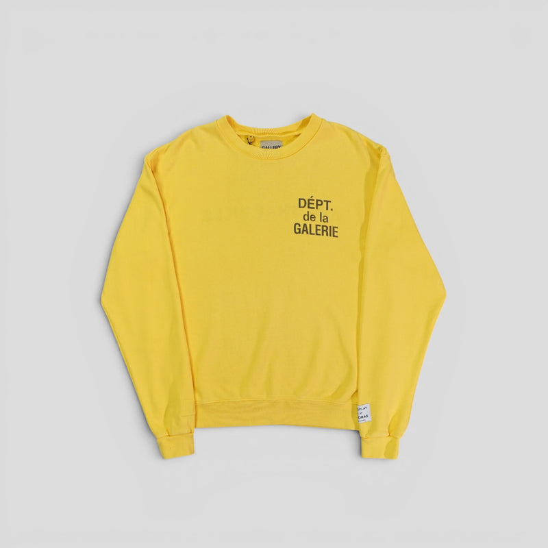 GALLERY DEPT. ART THAT KILLS REVERSIBLE CREWNECK - YELLOW