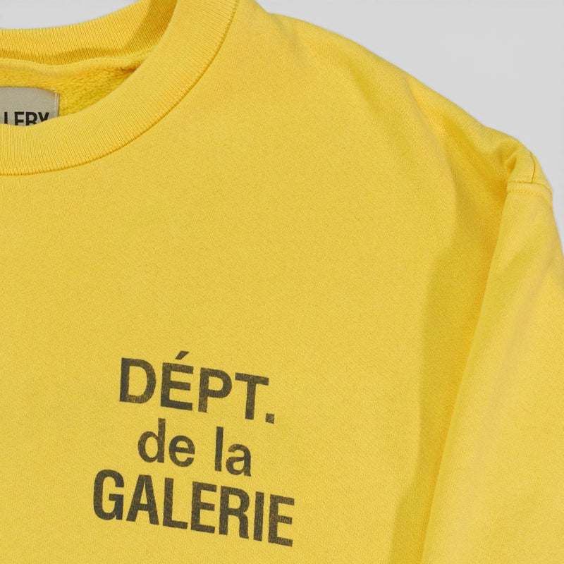 GALLERY DEPT. ART THAT KILLS REVERSIBLE CREWNECK - YELLOW