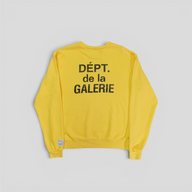 GALLERY DEPT. ART THAT KILLS REVERSIBLE CREWNECK - YELLOW